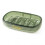 (Light Luxury Green) Light Luxury Double Layers Soaps Box Easy-install Draining Storage Box for Bathroom 1
