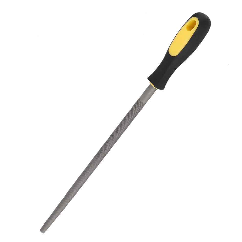 12In Round Steel File Rasp Coarse Teeth For Metal Shaping Tool 4191363679388