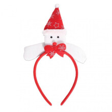 (Snowman Bow Tie) Xmas Headband Kids Girls Headbands For Christmas Party Festive Holiday Hair Accessories For Women
