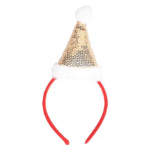 (Small Sequin Gold Style) Xmas Headband Kids Girls Headbands For Christmas Party Festive Holiday Hair Accessories For Women