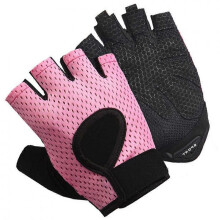 (Pink L) Cycling Bike Gloves for Men and Women Breathable Shock Absorption Mitts for Fitness Outdoor Activities