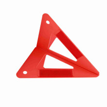 Emergency Reflective Triangle Road Sign for Vehicle Safety & Visibility