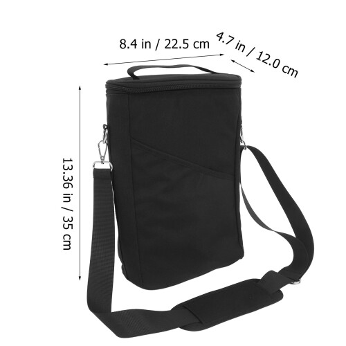 Bolsa Aislada Para Vino Térmica Con Correa Ajustable Para Viaje 1