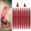 10 Stück doppelseitig Tattoo-Hautmarker-Stift Rot 15