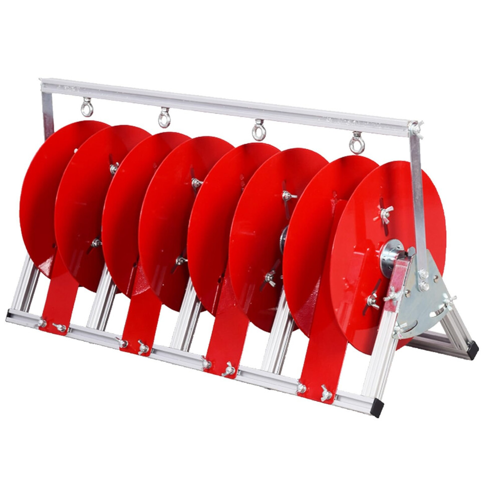 Industrial Spool Rack With 4 Reels, Heavyduty Cable Storage, Adjustable Angle Reel Dispenser For Industrial Use 9323874145013