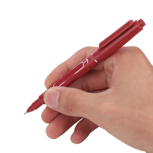 10 Stück doppelseitig Tattoo-Hautmarker-Stift Rot 2