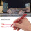 10 Stück doppelseitig Tattoo-Hautmarker-Stift Rot 8