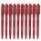 10 Stück doppelseitig Tattoo-Hautmarker-Stift Rot 2