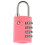 Pink Tsa Approved Password Lock 4-Digit Combination Luggage Lock 5