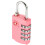Pink Tsa Approved Password Lock 4-Digit Combination Luggage Lock 11