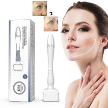 Microneedle Dermastamp Pen Drs 140 Stainless Steel Derma Roller Stamp 0.5-3mm Adjustable Needles - SS