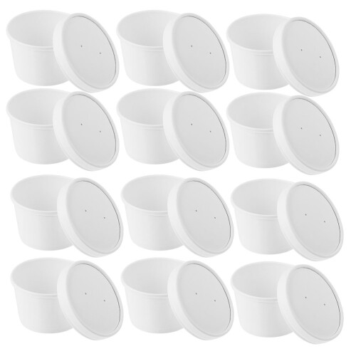 20 Unidades De Desechables Con Para Yogur Y 2