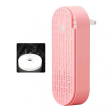 (US plug, Pink) Mini Airs Purifiers for Home Plug In Filterless Airs Ionizer 35db Quiet Compact Negative Ions Airs Purifier