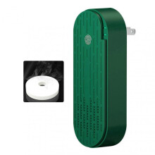 (US plug, Green) Mini Airs Purifiers for Home Plug In Filterless Airs Ionizer 35db Quiet Compact Negative Ions Airs Purifier
