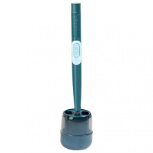 (Dark Green) Soap Dispensing Toilet Brush Convenient Long Handle Cleaning Brush With Holder For Bathroom