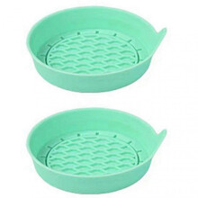 (Green) Universal Non-Slip Car Cup Holder Anti-Rattle Drink Coaster for SUV & Sedan, Protects Interior & Keeps Drinks Secure