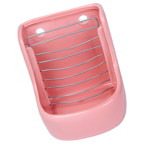 Ceramic Rabbit And Chinchilla Feeder, Easy To Use, -Turning