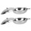 Individual Hotpot Set Silver 2pcs 10.2x10.2in 1