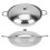 Individual Hotpot Set Silver 2pcs 10.2x10.2in 3