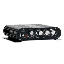 St-838 Hifi-vahvistin 2.1-kanavainen auton MP3-minivahvistin Aux-tulo korkeiden ja matalojen bassosäätö superbasso