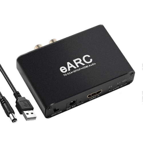 Μετατροπέας EARC ARC Audio Extractor συμβατός με HDMI 192KHz για DT
