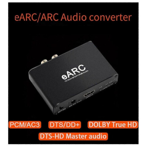Μετατροπέας EARC ARC Audio Extractor συμβατός με HDMI 192KHz για DT 1