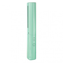 (Green) Electric Hot Comb Multifunctional Straight Hair Straightener Comb for Women Men