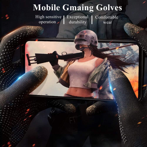 τεμάχια γάντια παιχνιδιών συμβατά με PUBG, ανθεκτικά στον ιδρώτα, μη ευαίσθητα 2
