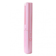 (Pink) Electric Hot Comb Multifunctional Straight Hair Straightener Comb for Women Men