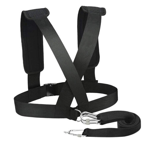 Adjustable Sled Harness Vest Tire Pull Strap Fitness Workout Trainer Sled Training Gear For Tire Pulling