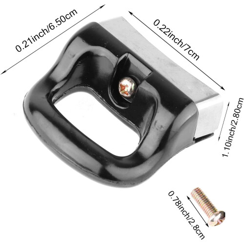 Substituição universal de alças para panelas, design compacto e leve, compatível com diversas panelas e utensílios de cozinha, resistente ao 2