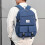 (Blue) Womens Basic Travel Backpack Water Resistant Bookbag with Reinforced Strap for School and Everyday 4