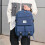 (Blue) Womens Basic Travel Backpack Water Resistant Bookbag with Reinforced Strap for School and Everyday 2