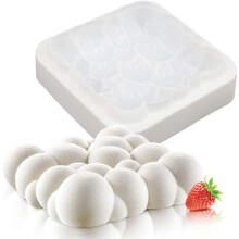 Kulinarische Innovation: Geometrische 3D-Form aus lebensmittelechtem Silikon, ideal für Schokolade und DIY-Kreationen, spülmaschinenfest, robuste
