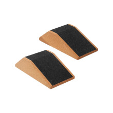 Cork Squat Wedge Block Lightweight Cork Brick For Pilates Gym Weightlifting Balance Training Calf Raise 2Piece Set
