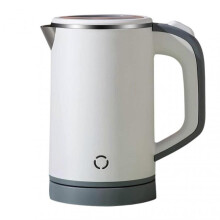 (UK Standard, White) 0.8L Electric Kettle Auto-Shutoff and Boil-Dry Protection BPA-Free for Tea and Coffee