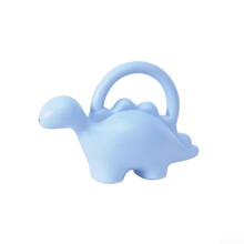 1L Portable Gardening Watering Can Dinosaur Blue For Kids' Outdoor Learning, Animal Design, 1 Liter Capacity