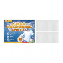 (1 Box of 30PCs) Color Catchers Sheets for Laundry Allow Mixed-Washes Prevent Color Runs Laundry Dye-Trapping Sheets for Home School