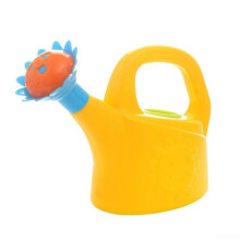 Watering Can For Kids Cartoon Style Safe Design Yellow Durable Plastic For Sand And Garden