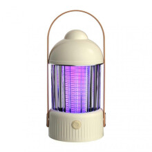 (2000MAh Charging, Yellow) 3 in 1 Mosquitoes Killer Lamp with Handle Chargeable No Radiation Repellent Lamp for Summer Trip Camping