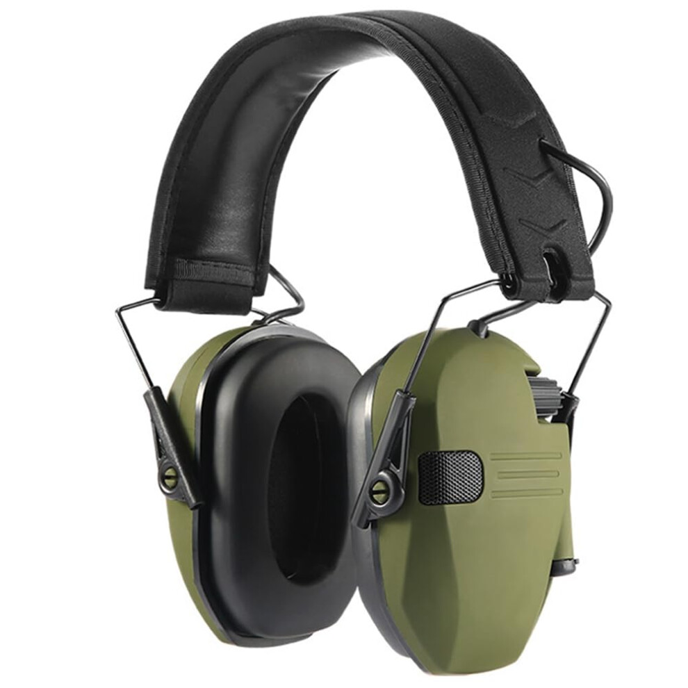 Noise Cancelling Headphones Electronic Hearing Protection Earmuffs For Field Equipment Green Overear 9067246029166