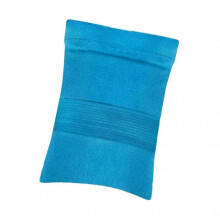 (S, Blue) Beach Sand Removal Bag for Adult/Kids Portable Foldable Sand Cleaning Tool for Beach Vacation