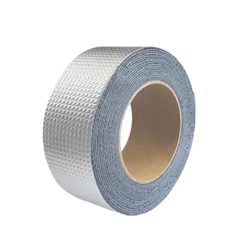 Butyl Tape Silver 5M X 30Cm X 1Mm Waterproof Butyl Rubber Foil Tape For Roof Crack Gutter Rv 9339159410233