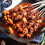 6 Unidades Brochetas Inoxidable Con Mango Madera 7
