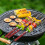 6 Unidades Brochetas Inoxidable Con Mango Madera 9