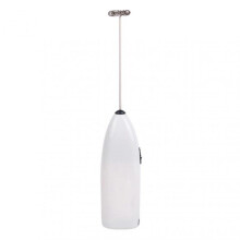 (White) Portable Wireless Electric Mixer With 304 Stainless Stell Double Stick for Bakery Cakes Making Use