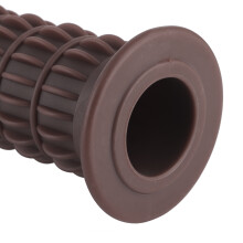 Universale rutschfeste Gummi-Lenkergriffe für Motorräder 25-28mm, Dunkelbraun