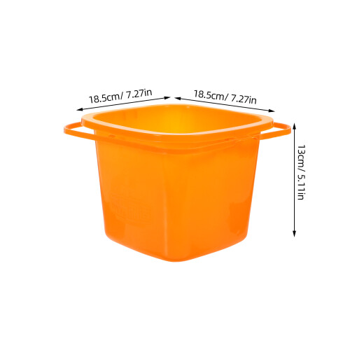Paint Bucket For Roller Plastic Orange 1pcs For General Users 2