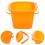 Paint Bucket For Roller Plastic Orange 1pcs For General Users 4