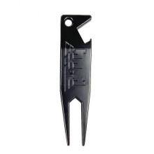 (Black) Black/Silver Golfs Turf Ball Divot Tool Durable Bottle Opener Repair Golfs Tool Golfs Accessories